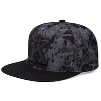 K Letter Baseball Cap Hip Hop Hat Size Adjustable